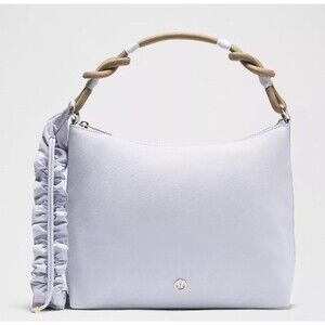 Lululemon Ruched Convertible Purse Paracord Strap NWT Serene Blue